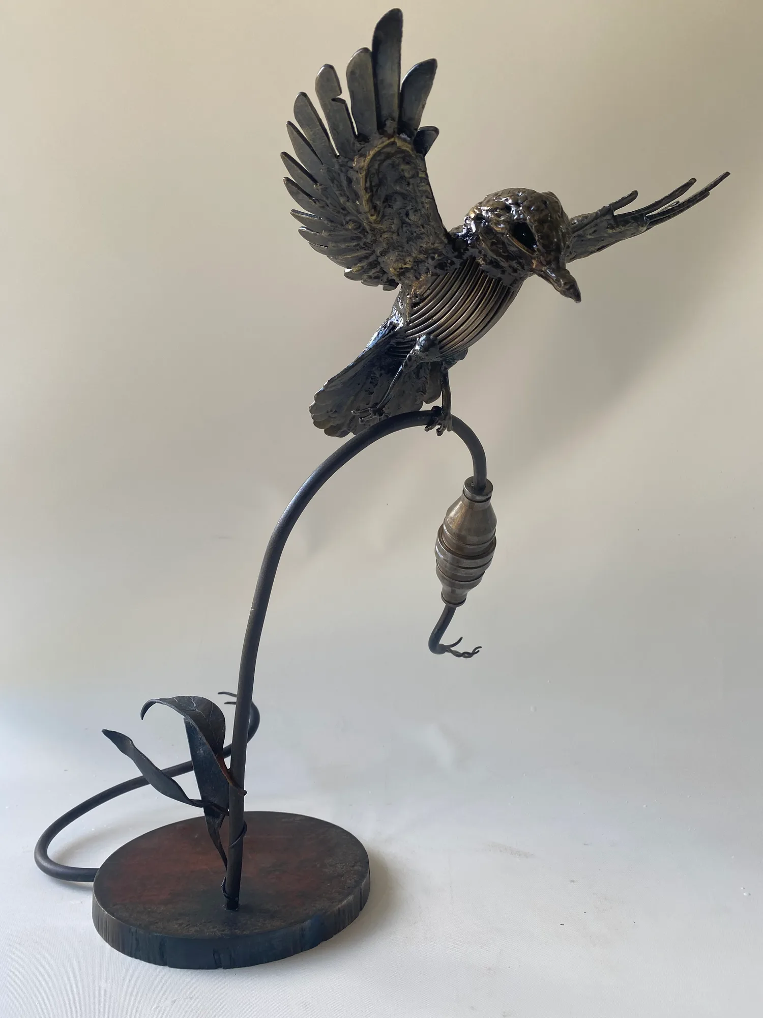 The Canary, detail view 2 — sculpture by Thomas Pall