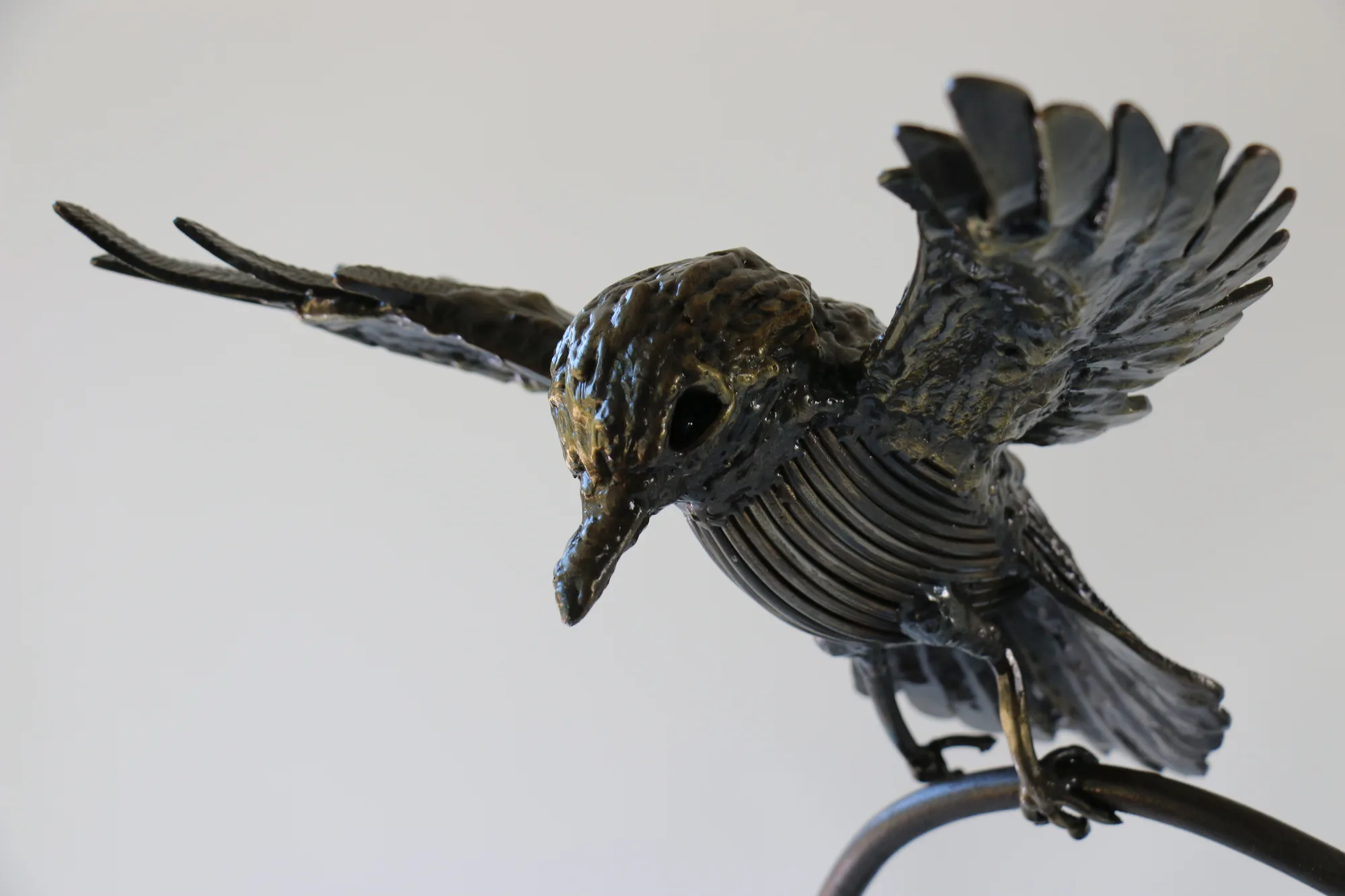 The Canary, detail view 3 — sculpture by Thomas Pall