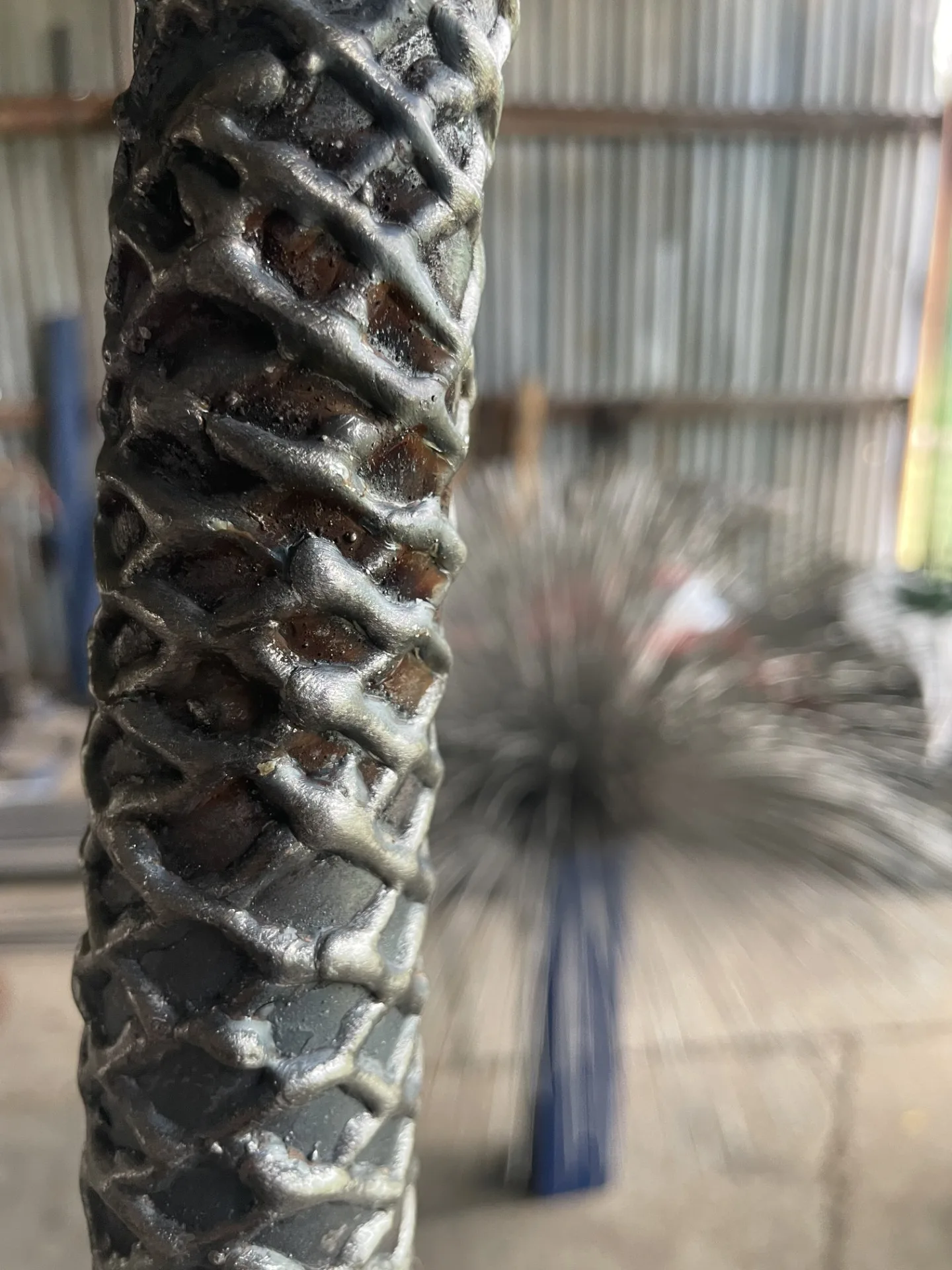 Grass Tree, detail view 3 — sculpture by Thomas Pall