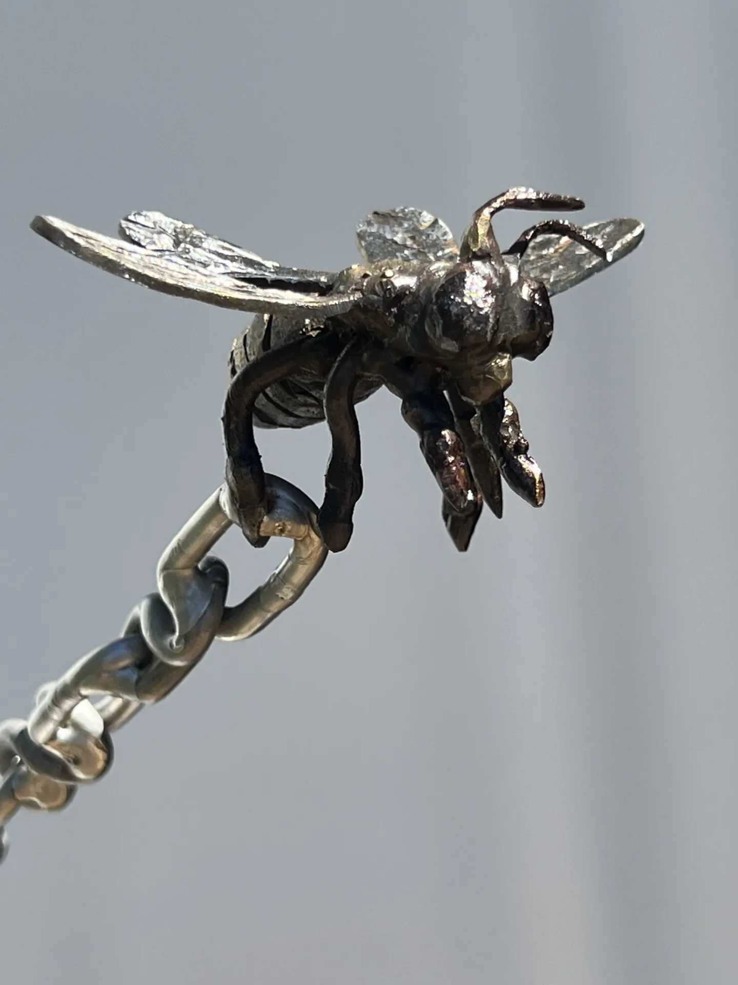 The Weight of Consciousness, detail view 3 — sculpture by Thomas Pall