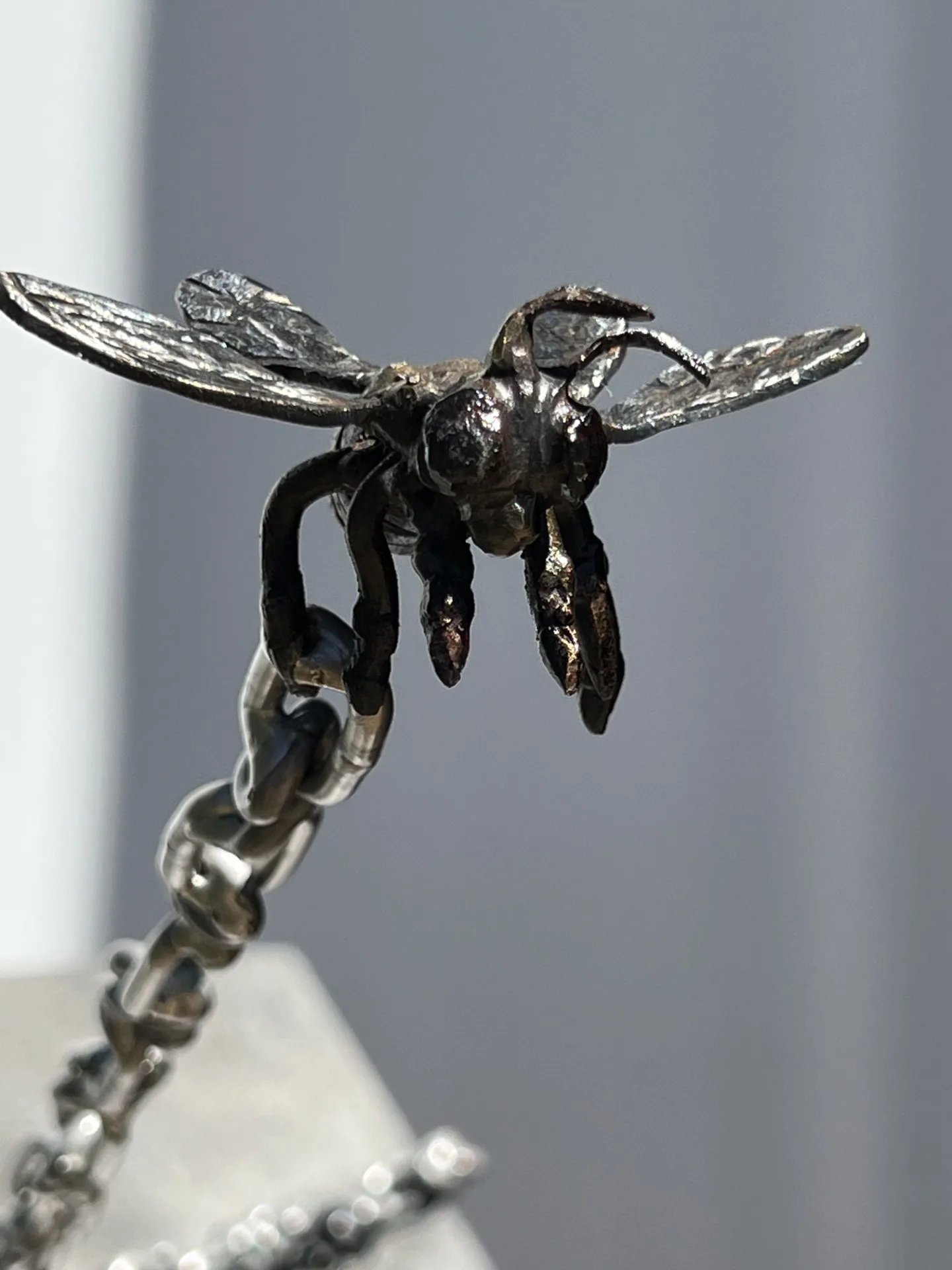 The Weight of Consciousness, detail view 4 — sculpture by Thomas Pall